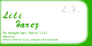 lili harcz business card